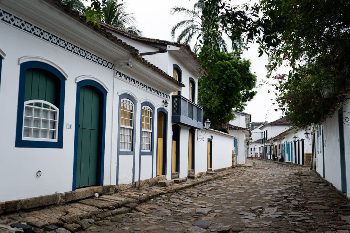 The Streets of Paraty Are Cleaned by the Moon