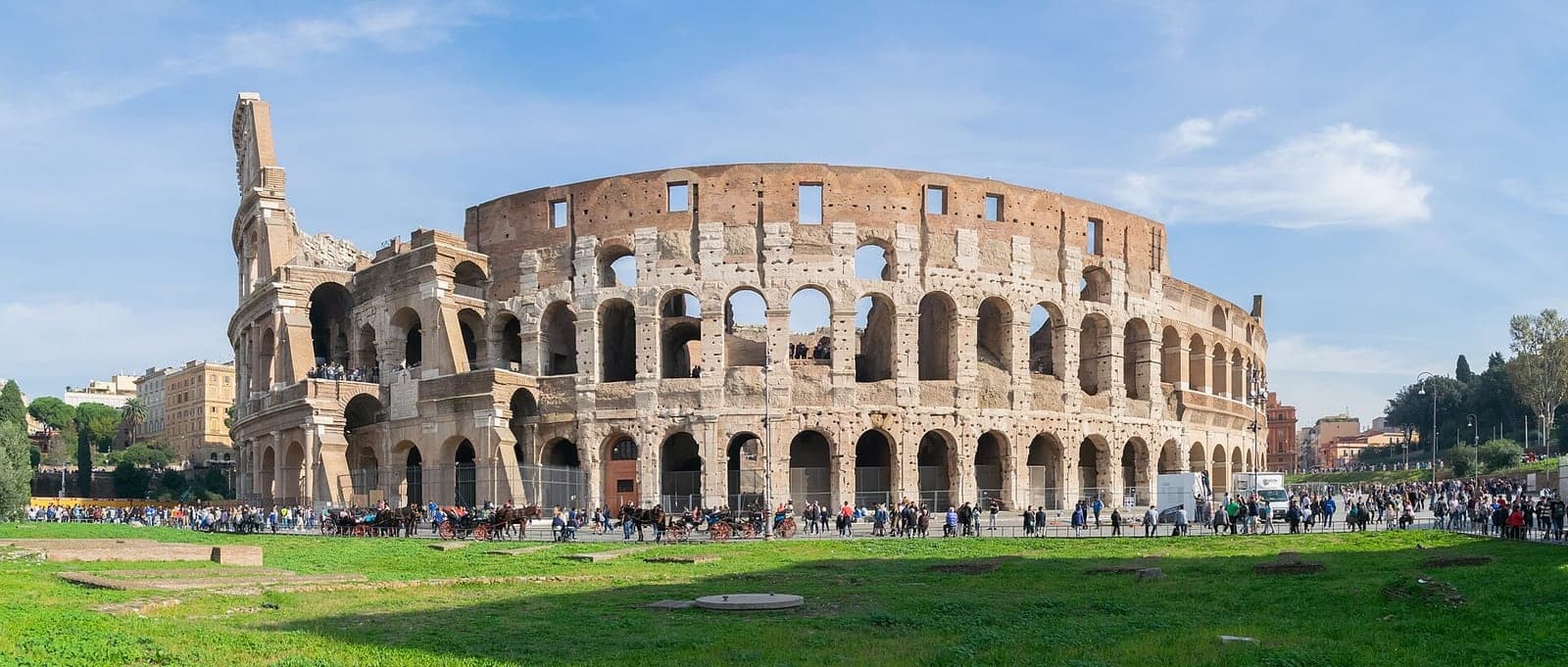 Colosseum South Side: Where the Arches Fell