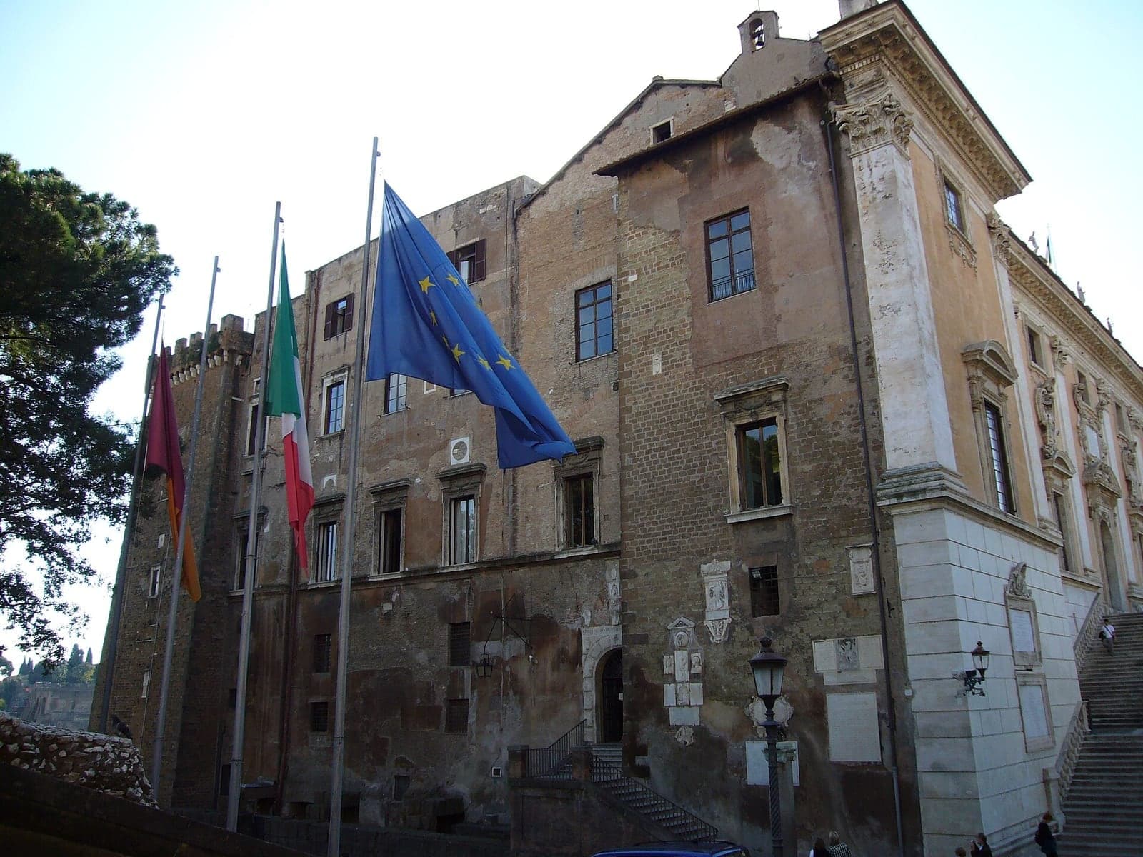 Capitoline Back Stair: Up From the Forum