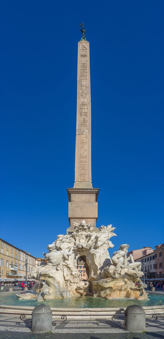 The Fountain That Reads Like a Sentence: Bernini's Four Rivers in Piazza Navona