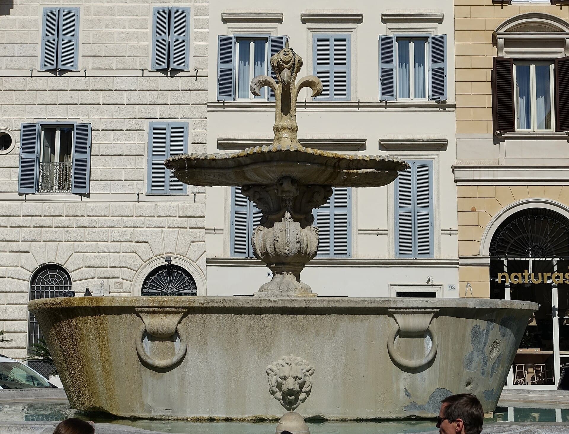 Piazza Farnese: Bath Tubs for Fountains