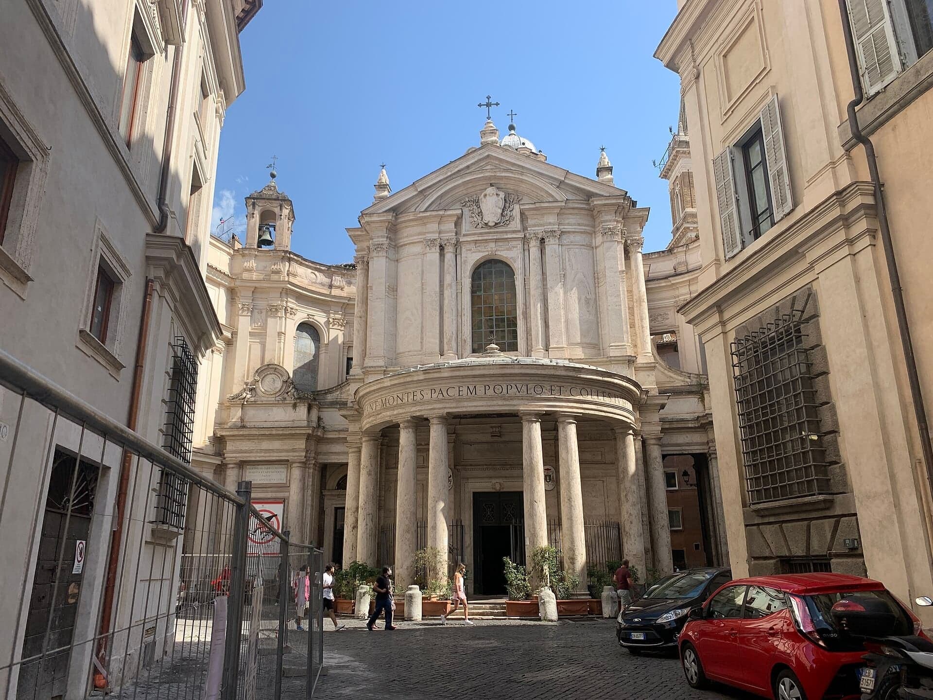 Santa Maria della Pace: A Front That Steps Out