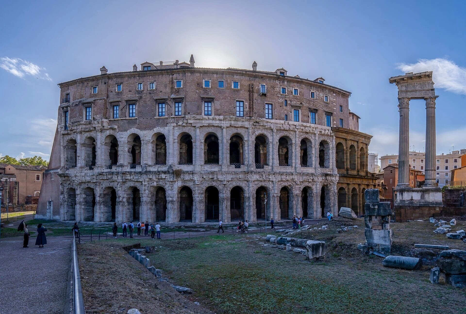 Theatre of Marcellus: A Palace on Top