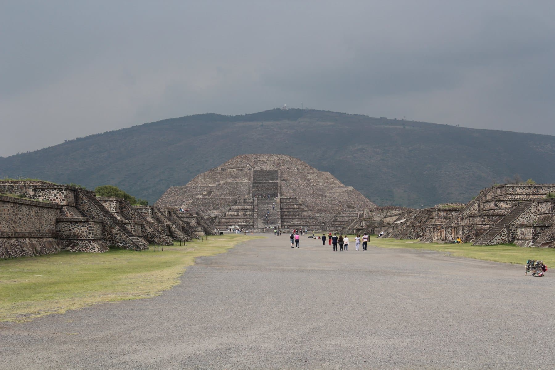 Avenue of the Dead: The View Up to the Moon