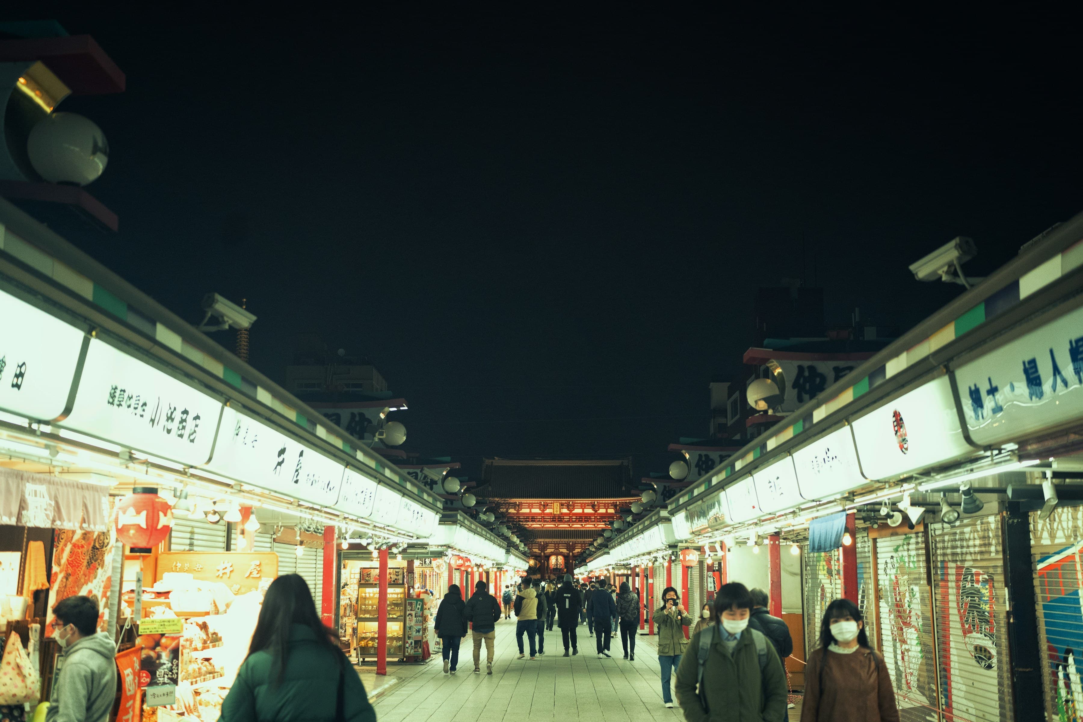 Nakamise-dori: Rent Paid in Sweeping