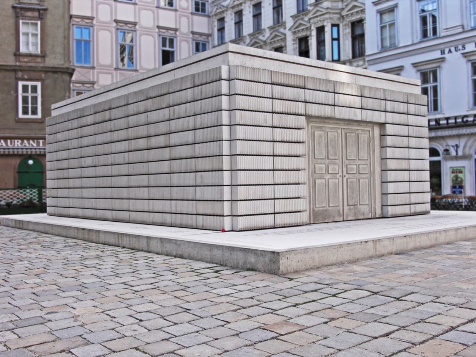 Judenplatz: The Erased Square and the Nameless Library