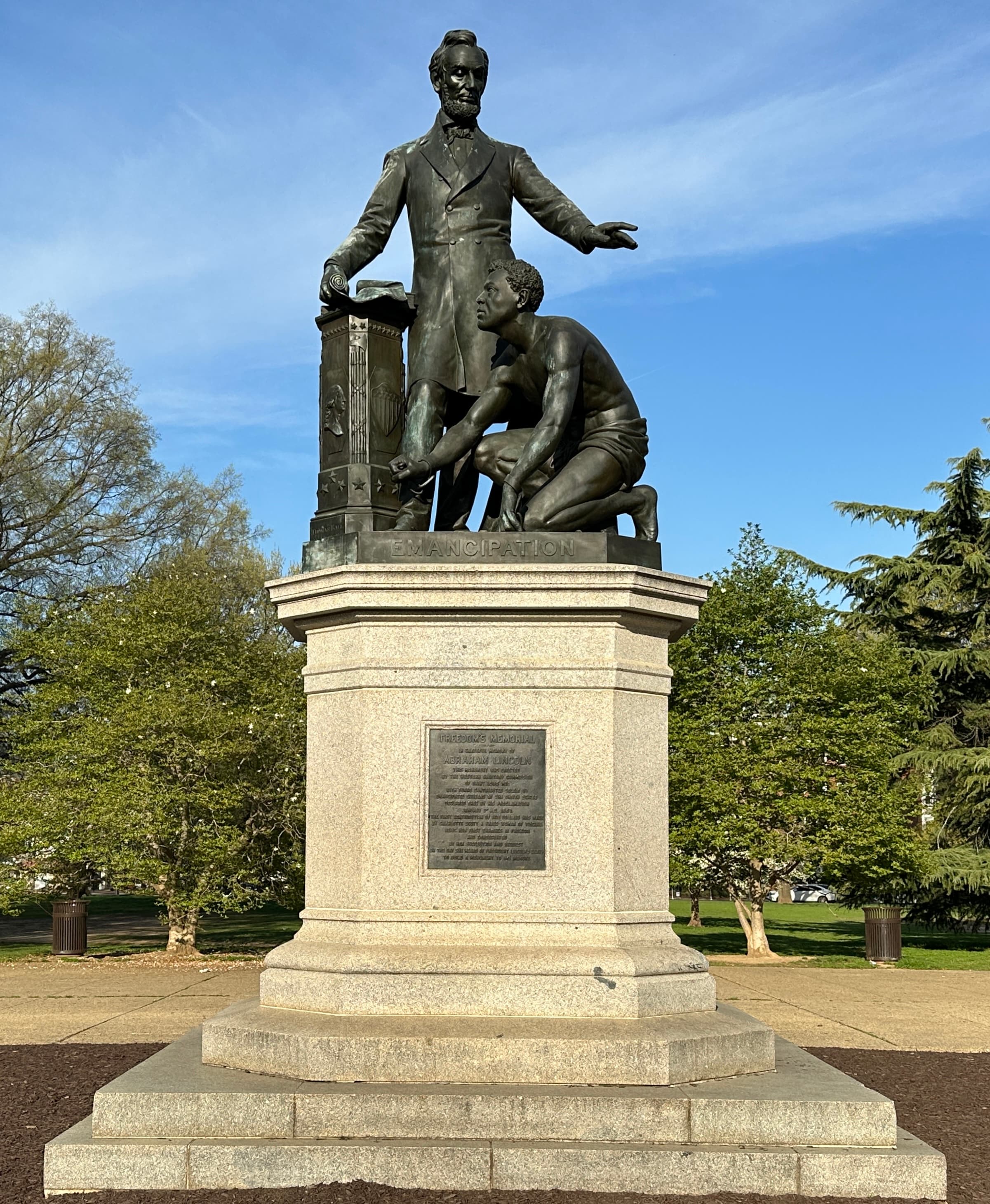 Lincoln Park: Two Monuments Facing Each Other