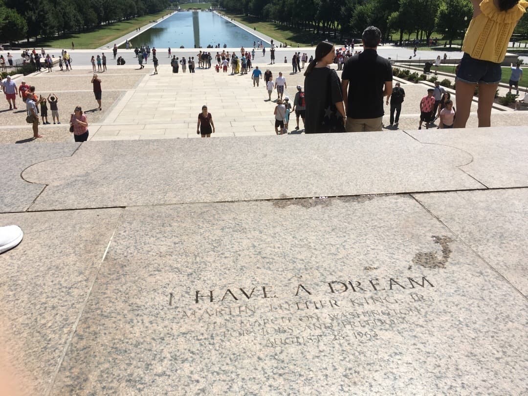 I Have A Dream Engraved Step